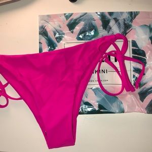 Shein hot pink bikini bottom